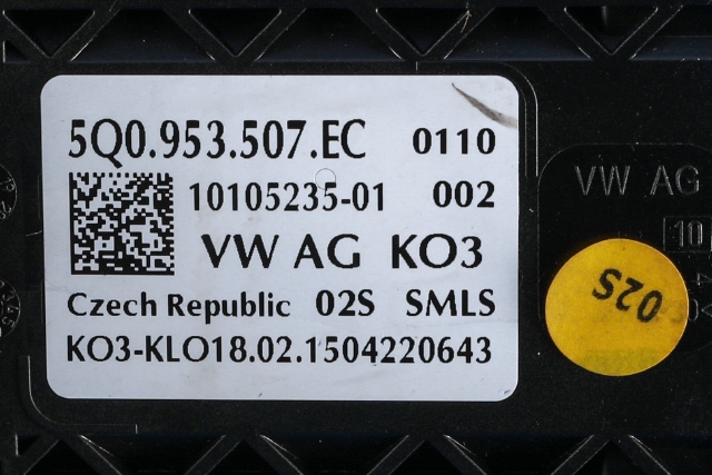 Bryter combi til VW e-Golf 2014-2017 (Fase 1)  (VAG|5Q0 953 507 EC|)