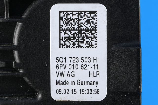 Pedal gass til VW e-Golf 2014-2017 (Fase 1) (HELLA|6PV 010 621-11|5Q1 723 503 H|)