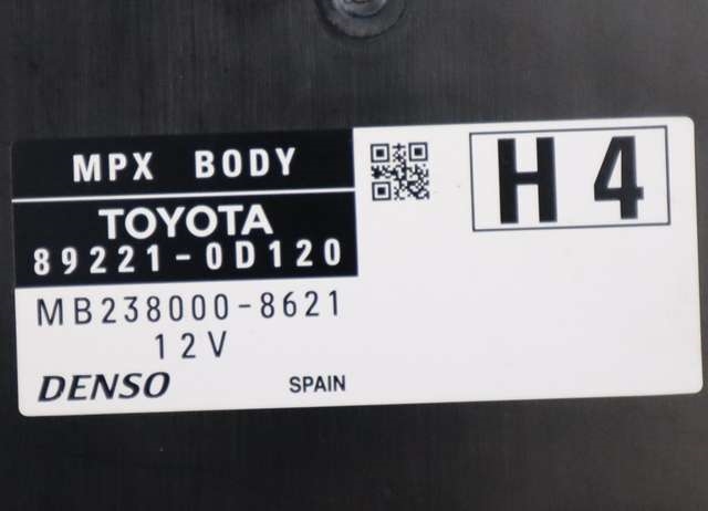 Styreenhet diverse til Toyota Yaris 2012-2014 (Type III, Fase 1)  (TOYOTA|89221-0D120|)
