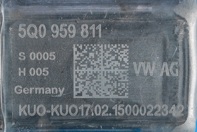 Ruteheis venstre bak til VW e-Golf 2014-2017 (Fase 1)  (VAG|5G4 839 461 C|)