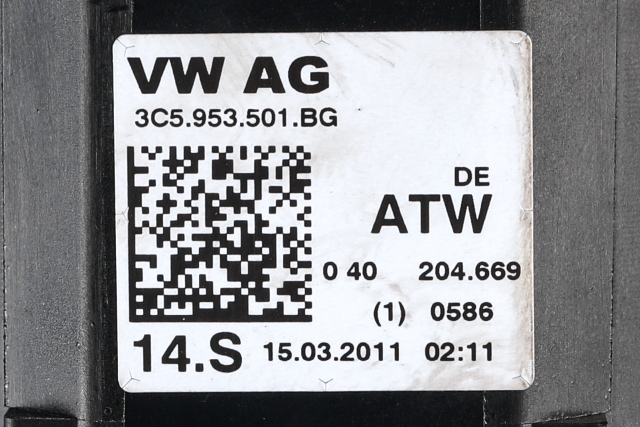 Bryter combi til VW Passat 2011-2015 (B7) (B7) (VAG|3C5 953 501 BG|3C5 953 502 B|)
