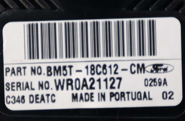 Varmeapparat betjening til Ford Focus 2011-2014 (Type III, Fase 1) (FORD|BM5T-18C612-CM|)