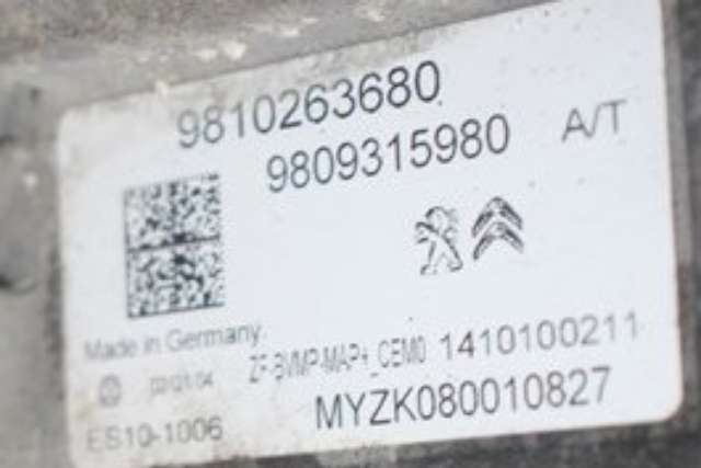 Girkasse automat til Peugeot 208 2012-2019 (Type I)  