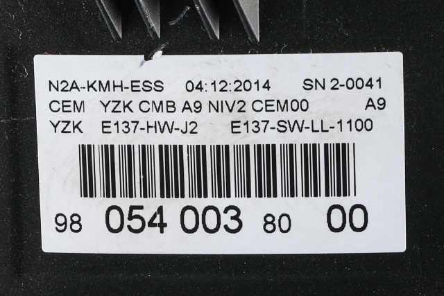 Instrumentpanel til Peugeot 208 2012-2019 (Type I) (PEUGEOT|98 054003 80|)