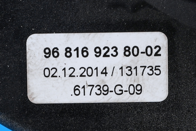Girstang/girvelger automat til Peugeot 208 2012-2019 (Type I)  (PEUGEOT|96 816923 80|)