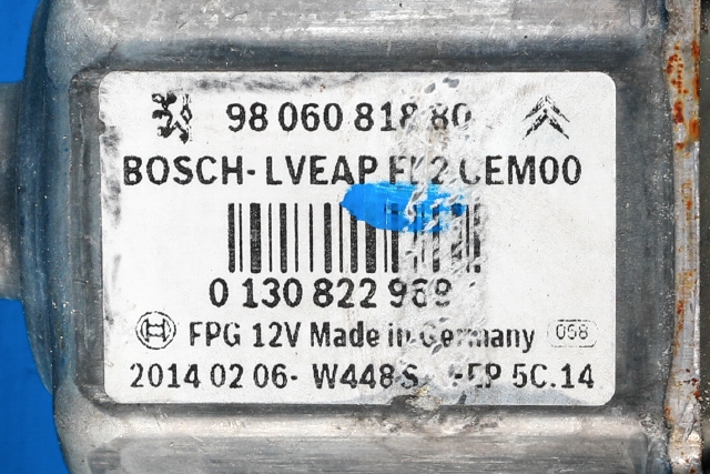 Ruteheis venstre foran til Peugeot 2008 2013-2019 (Type I) (BOSCH|0 130 822 969|98 060818 80|)