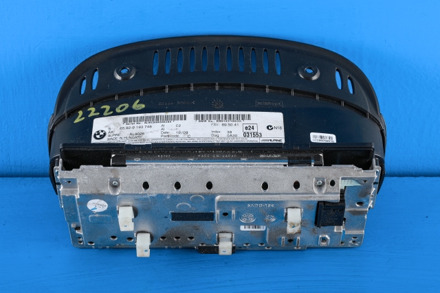 Bilstereo navigasjon skjerm til BMW 3-Serie 2005-2011 (E90/E91/E92/E93) (E90/E91/E92/E93) (BMW|65.82-9 193 748|)