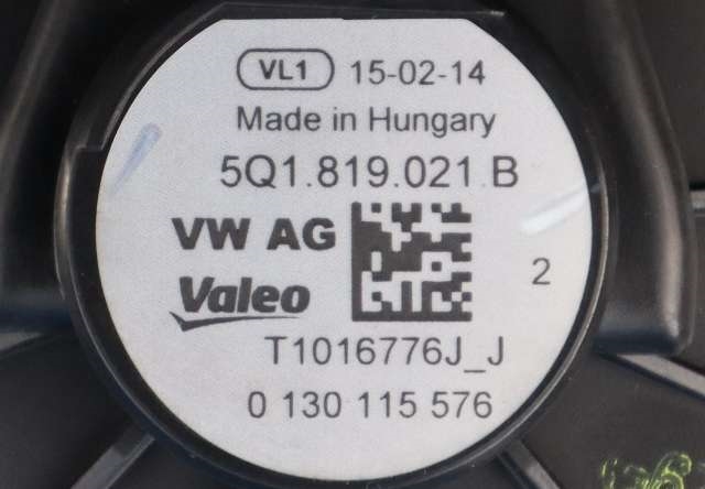 Varmeapparat motor til VW Golf VII 2012-2017 (Fase 1)  (VAG|5Q1 819 021 B|)