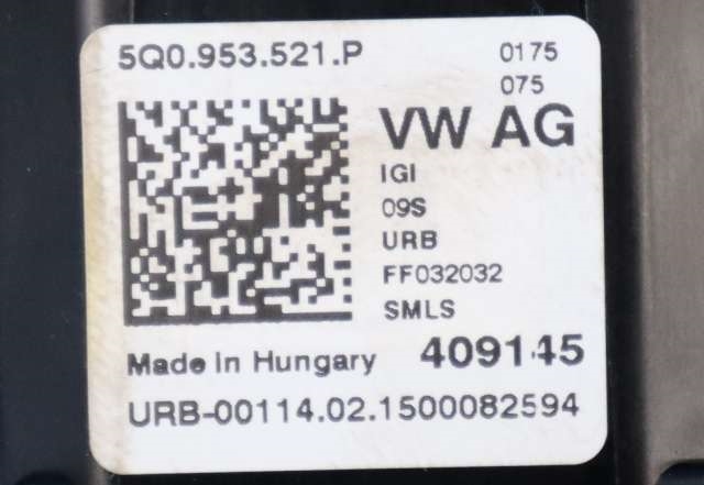Bryter combi til VW Golf VII 2012-2017 (Fase 1)  (VAG|5Q0 953 521 P|)