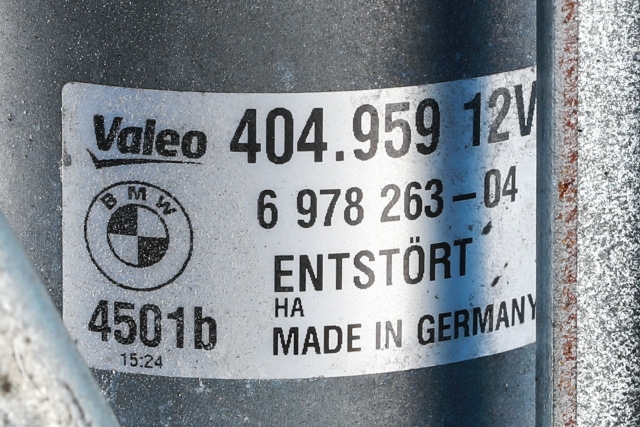Viskermotor frontrute komplett m/overføring til BMW 3-Serie 2005-2011 (E90/E91/E92/E93) (E90/E91/E92/E93) (BMW|6 978 263|)