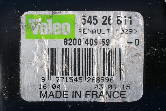 Viskermotor frontrute komplett m/overføring til Mercedes Citan 2012-2021 (W415) (W415) (VALEO|545 26 811|8200 409692|)