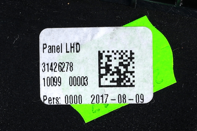 Dashbord diverse til Volvo V90 / V90 CC / S90 2016-->> (VOLVO|31426278|)