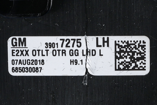 Dashbord friskluftdyse venstre til Opel Insignia B 2017-->>  (GM|39 017 275|)