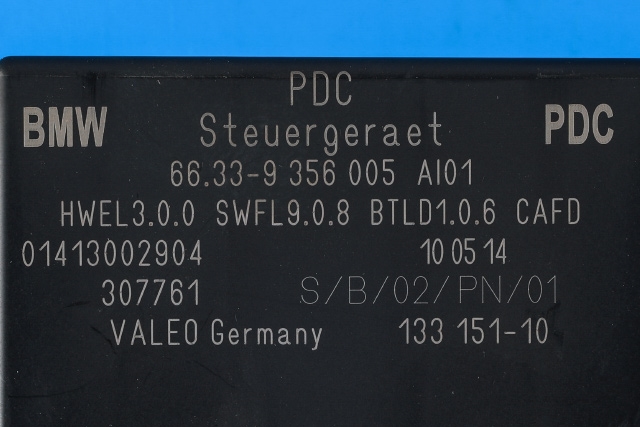 Styreenhet parkering til BMW i3 2013-2022  (BMW|66.33-9 356 005|)