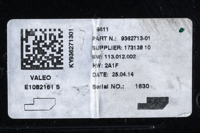 Styreenhet klima/aircondition til BMW i3 2013-2022  (BMW|9 362 713|)