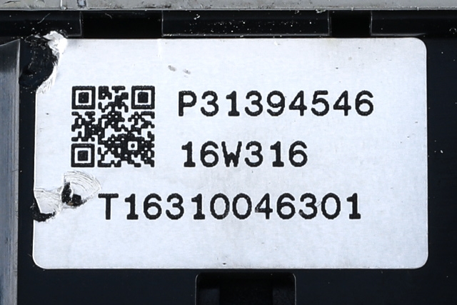 Bryter diverse til Volvo V90 / V90 CC / S90 2016-->>  (VOLVO|P31394546|)