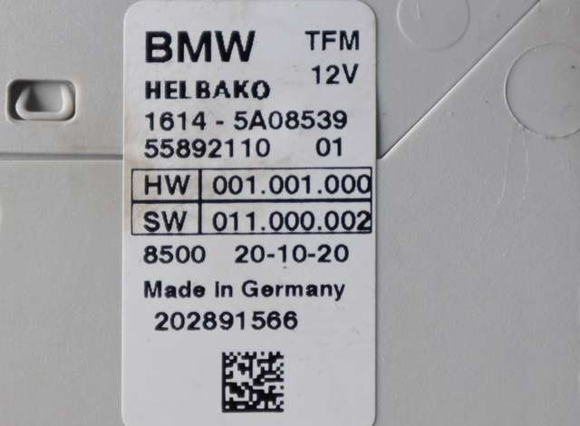 Styreenhet diverse til BMW 3-Serie 2018-->> (G20) (G20) (BMW|16.14-5 A08 539|)