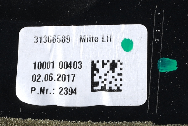 Dashbord friskluftdyse midtkonsoll til Volvo V90 / V90 CC / S90 2016-->>  