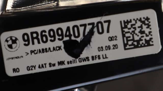 Dashbord diverse til BMW 3-Serie 2018-->> (G20) (G20) (BMW|9R.69-9 407 707|)