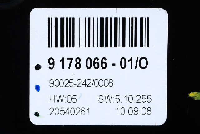 Varmeapparat betjening til BMW X5 2007-2013 (E70) (E70) (BMW|9 178 066|)