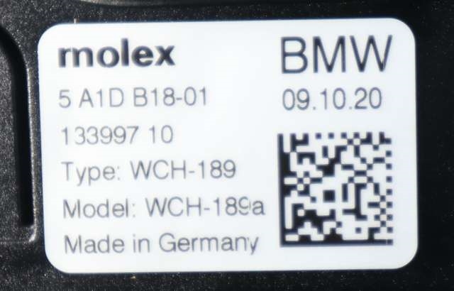 Dashbord trådløs mobillader til BMW 3-Serie 2018-->> (G20) (G20) (BMW|5 A1D B18|)