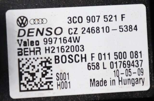 Varmeapparat motor til VW Golf VI 2008-2012 (VAG|3C1 820 015 N|)