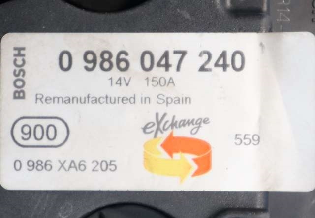 Dynamo til BMW 3-Serie 2005-2011 (E90/E91/E92/E93) (E90/E91/E92/E93) (BOSCH|0 986 047 240|)