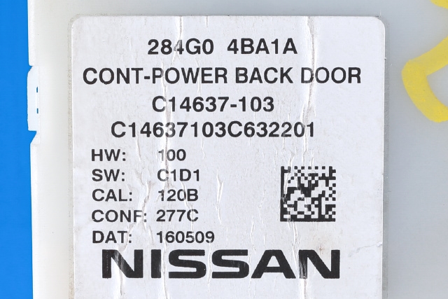 Styreenhet elektrisk bakluke til Nissan X-Trail 2014-2022 (T32) (T32) (NISSAN|284G0-4BA1A|)