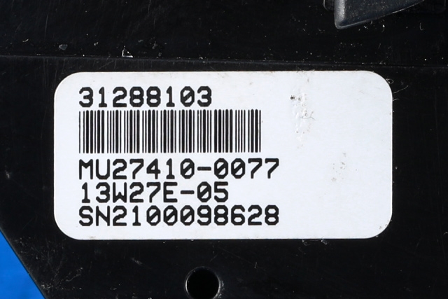 Bilstereo betjeningspanel til Volvo V40 2012-2019  (VOLVO|31288103|)