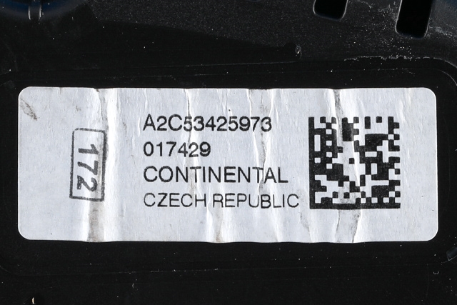 Instrumentpanel til Škoda Fabia 2010-2014 (Type II, Fase 2)  (VDO|A2C53425973|5J0 920 811 E|)