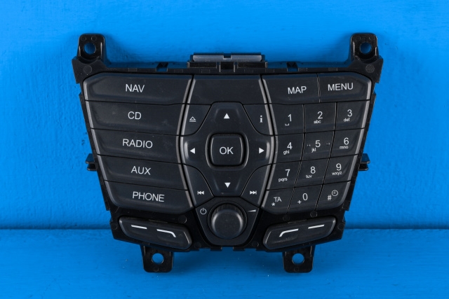 Bilstereo navigasjon betjeningspanel til Ford Transit Custom, 2013-2023 (Type I) (FORD|BK2T-18K811-FC)