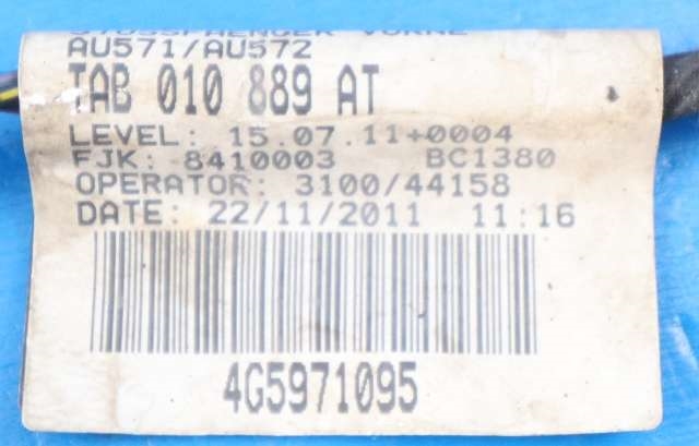 Ledningsnett til Audi A6 2011-2014 (Type IV, Fase 1) (C7) (C7) (VAG|4G5 971 095|)