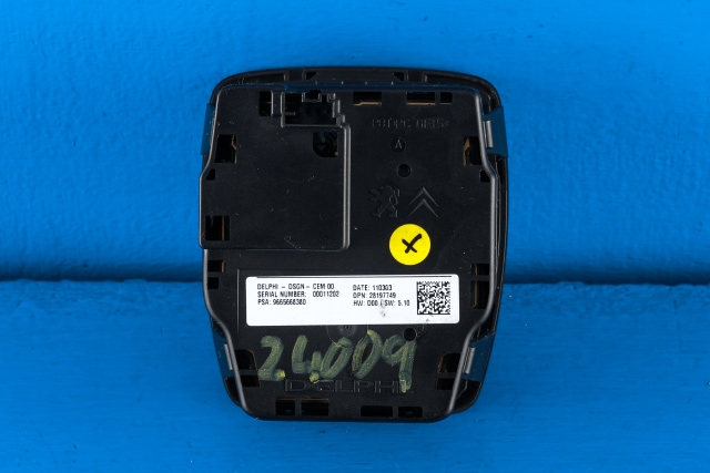 Bilstereo navigasjon betjeningspanel til Peugeot 508 2011-2014 (Type I, Fase 1) (PEUGEOT|96 656683 80|)