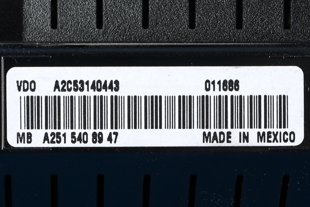 Instrumentpanel til Mercedes ML 2005-2011 (W164) (W164) (VDO|A2C53140443|A 251 540 89 47|)