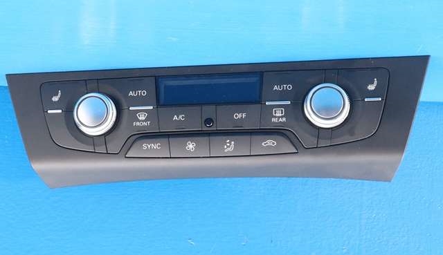Varmeapparat betjening til Audi A6, 2014-2018 (Type IV, Fase 2) (C7) (C7) (VAG|4G0 820 043 CD)