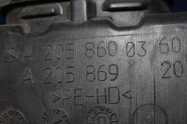 Spylertank foran til Mercedes E-Klasse 2016-2023 (W213) (W213) (MERCEDES|A 205 860 03 60|)