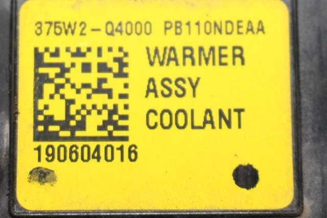 Varmeapparat PTC-heater til Kia Niro 2016-2021  (KIA|375W2-Q4000|)