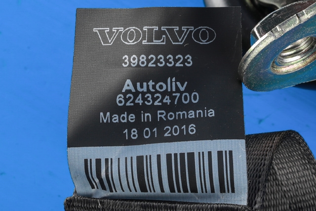 Sikkerhetsbelte bak høyre til Volvo V60/V60 CC 2013-2018 (Type I, Fase 2)