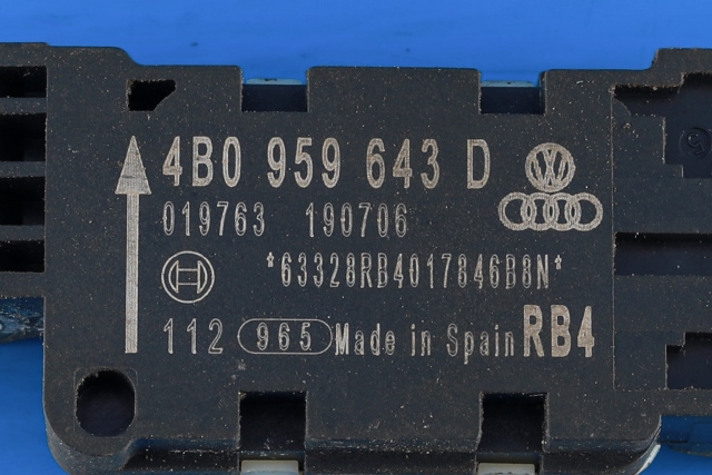 Sensor akselerasjonssensor/ESP DUO til Audi A8 2003-2010 (Type II)  (VAG|4B0 959 643 D|)