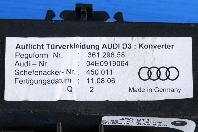 Styreenhet diverse til Audi A8 2003-2010 (Type II) (VAG|04E 091 906|)