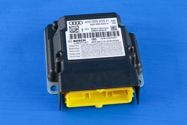 Styreenhet airbag hovedsensor til Audi A6, 2014-2018 (Type IV, Fase 2) (C7) (C7) (VAG|4H0 959 655 H)