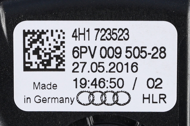 Pedal gass til Audi A6 2014-2018 (Type IV, Fase 2) (C7) (C7) (HELLA|6PV 009 505-28|4H1 723 523|)