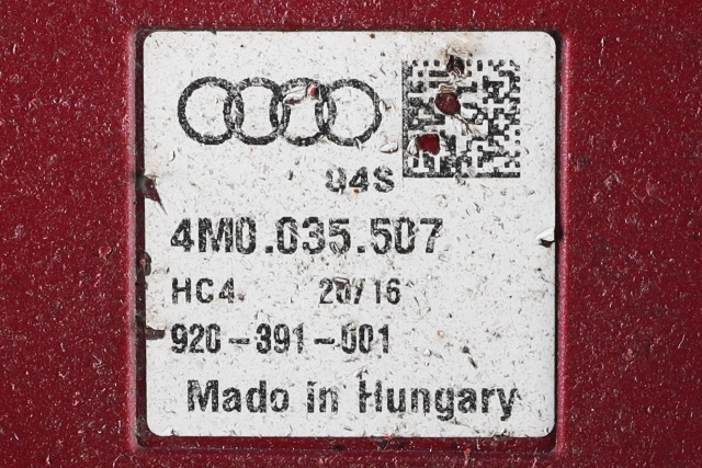 Styreenhet diverse til Audi A6 2014-2018 (Type IV, Fase 2) (C7) (C7) (VAG|4M0 035 507|)