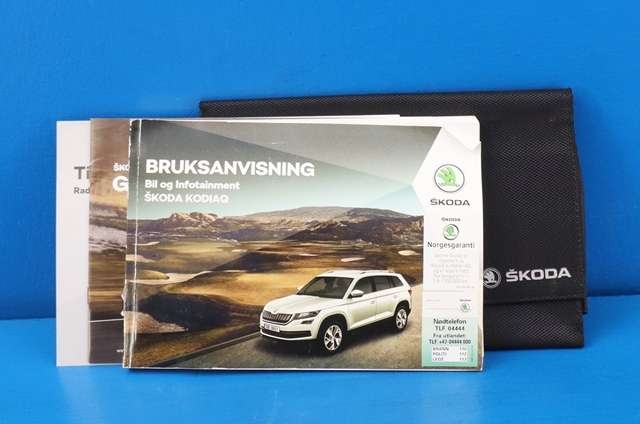 Instruksjonsbok til Škoda Kodiaq, 2017-->>