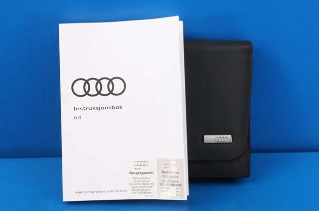 Instruksjonsbok til Audi A4 2015-2019 (Type V, Fase 1) (B9) (B9)
