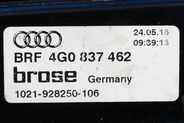 Ruteheis høyre foran til Audi A6 2014-2018 (Type IV, Fase 2) (C7) (C7) (VAG|8K0 959 802 B|)