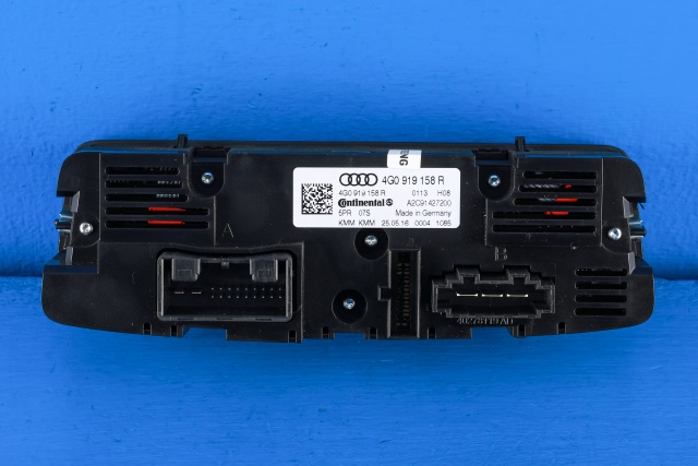 Varmeapparat betjening bak til Audi A6 2014-2018 (Type IV, Fase 2) (C7) (C7) (VAG|4G0 919 158 R|)