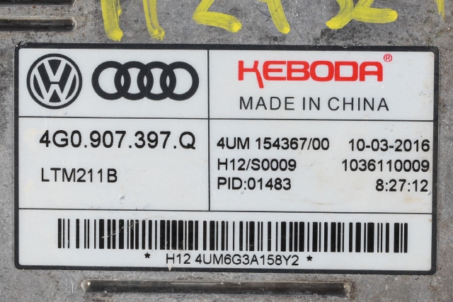 Styreenhet lys (LCM - Light Control Module) til Audi A6 2014-2018 (Type IV, Fase 2) (C7) (C7) (VAG|4G0 907 397 Q|)
