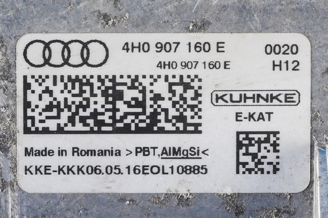 Styreenhet diverse til Audi A6 2014-2018 (Type IV, Fase 2) (C7) (C7) (VAG|4H0 907 160 E|)