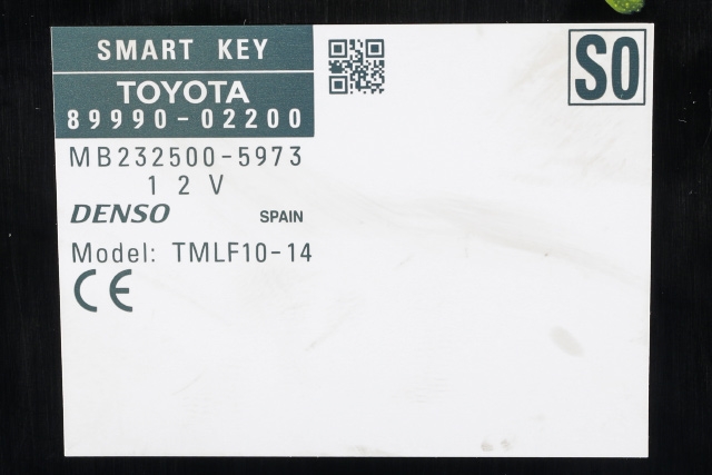 Styreenhet nøkkelfri/keyless til Toyota Auris 2013-2015 (Type II, Fase 1) (TOYOTA|89990-02200|)